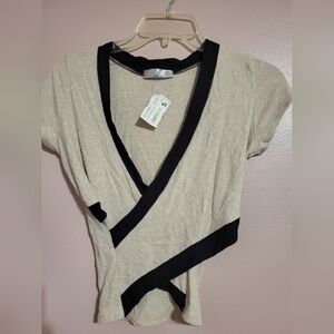 A3 Design overlap crop top